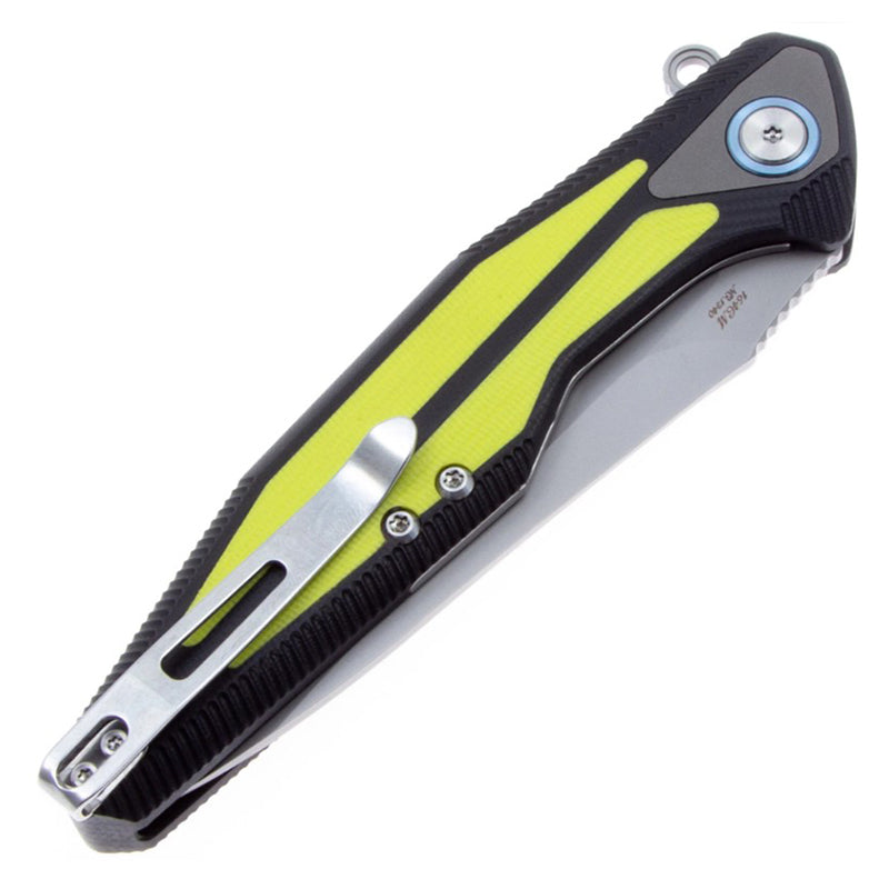 Rike Knife Folding Knife Tulay G10 Handle 154CM Blade Green&Black