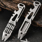 Multifunctional titanium alloy crowbar EDC portable tool with bottle opener, multi-specification screws, bicycle wheel adjustment