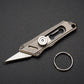 Utility knife TACRAY Titanium mini key knife Portable wallpaper knife