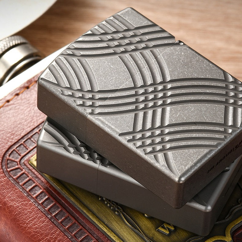 ortable Titanium Lighter Shell, Lightweight EDC Accessory, No Insert Included