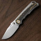 Titanium Alloy Carbon Fiber Folding Knife M390 Blade EDC Equipment