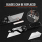 9Ti EDC Concave-Convex Pattern G10 Handle Utility Knife with 10 Blades Suitable for EDC and Outdoor Use