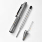 Titanium alloy signature pen, pull-out switch, with a back clip design, lightweight pocket for carrying