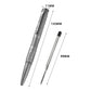 Titanium Alloy Multifunctional Tactical Pen, Stone Wash Finish, Portable EDC Tool