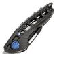 Rike Knife Alien1 Folding Knife M390 Blade Material Black Titanium Alloy Handle