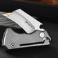 Titanium Alloy Mini Folding Knife 14C28N Blade EDC Outdoor Portable Tool