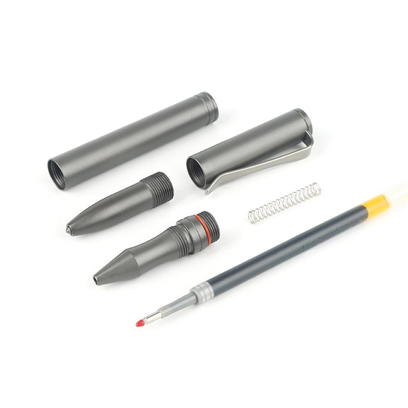 Titanium alloy multifunctional signature pen, outdoor portable pen