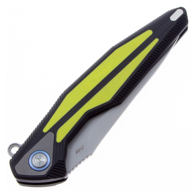 Rike Knife Folding Knife Tulay G10 Handle 154CM Blade Green&Black