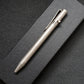 Titanium Bolt Action Pen Writing Pen with G2 black ink Refill ZSB010 Gray