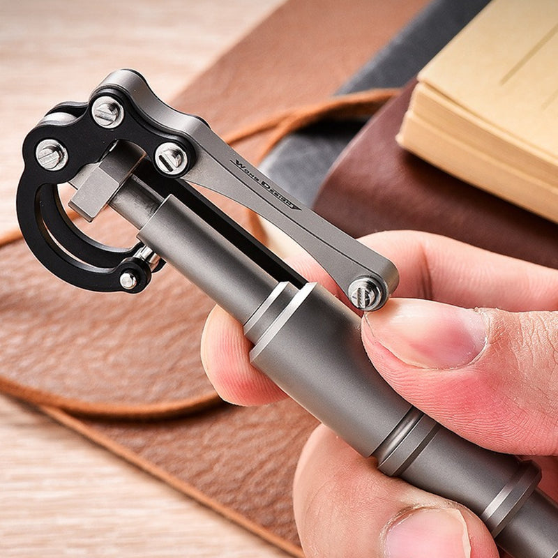 Mechanical Titanium Alloy Multifunctional Tactical Pen, Suitable For EDC Use, Green Model