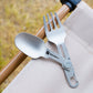 Pure Titanium 2-In-1 Fork Spoon, Portable Outdoor Camping Tableware
