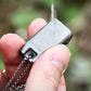 Titanium Alloy Waterproof Whistle, Double Hole High Decibel, Outdoor Essential Practical EDC Tool