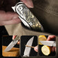 Titanium Alloy Folding Knife With Dragon Pattern - M390 Steel Blade, Portable EDC Tool Ideal For Gift, Collection & Outdoor