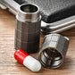 Titanium Alloy Portable Sealed Cabin Mini Medicine Bottle Waterproof Warehouse Outdoor EDC Supplies
