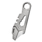 Mini Titanium Alloy Multifunctional Crowbar Wrench Bottle Opener Suitable for EDC/Outdoor