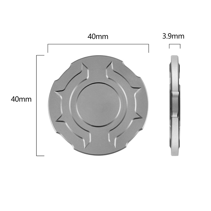 Titanium Alloy Commemorative Challenge Coin, EDC Fidget Decompression Toy For Everyday Carry