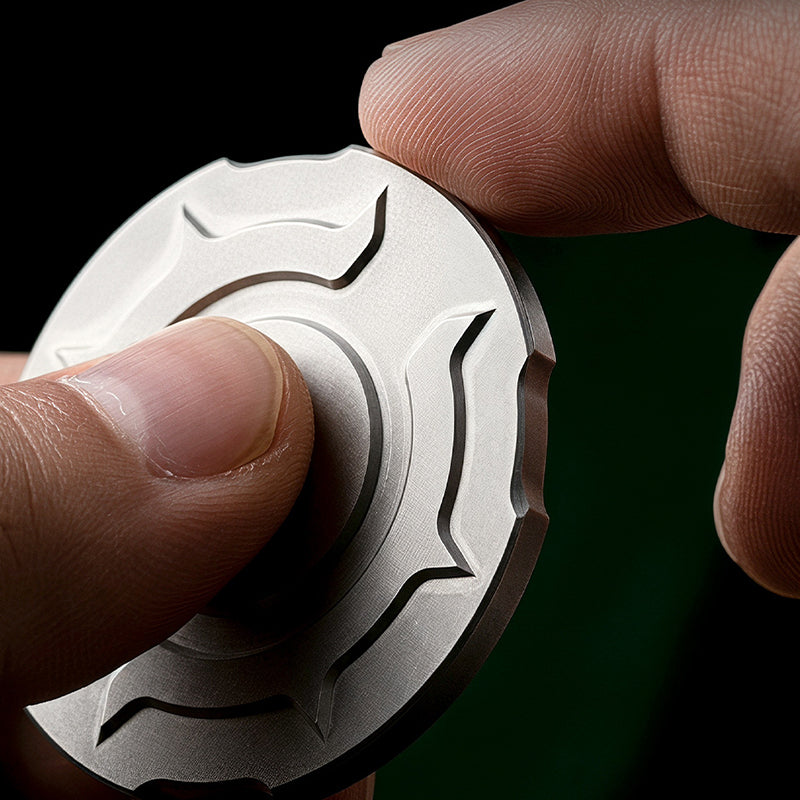 Titanium Alloy Commemorative Challenge Coin, EDC Fidget Decompression Toy For Everyday Carry