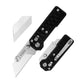 9Ti EDC Concave-Convex Pattern G10 Handle Utility Knife with 10 Blades Suitable for EDC and Outdoor Use