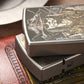 Western Denim Pattern Titanium Alloy Lighter Shell, Without Movement