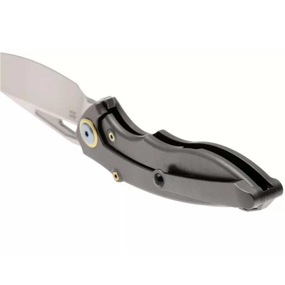 Rike Knife 1902s Small Folding Knife M390 Blade Material Blue Carbon Fiber Titanium Alloy Handle