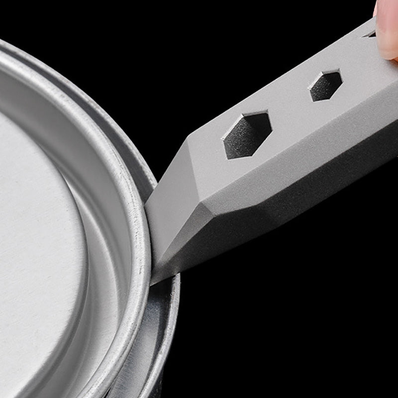 Titanium Alloy Crowbar Multifunctional EDC/Outdoor Emergency Tool Bottle Opener Portable Screwdriver Repair