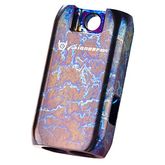 Colorful Titanium Alloy Waterproof Whistle, Double-Hole High Decibel Portable EDC Equipment