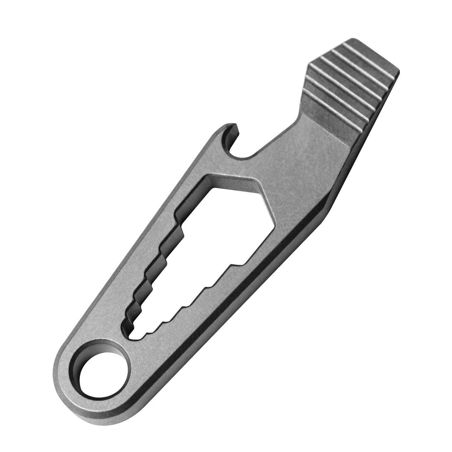 Titanium Alloy Multifunctional Mini Crowbar With Bottle Opener&Hex Wrench