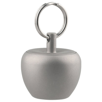 Apple Pure Titanium Small Medicine Box Waterproof Sealed Storage Box Keychain Pendant