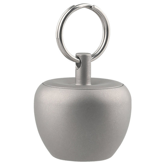 Apple Pure Titanium Small Medicine Box Waterproof Sealed Storage Box Keychain Pendant