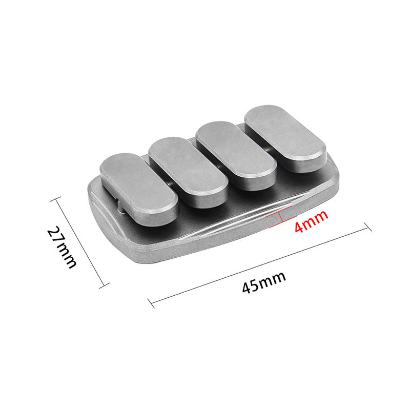 Titanium Alloy EDC Decompression Toy Portable Rhythm Pop Coin
