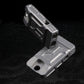 Emergency Whistle MANCOPE Titanium Whistles Double-Tube Whistle KS007 Gray