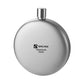 Pure Titanium 180ML Sports Water Bottle Outdoor Flat Round Kettle, Camping & Portable