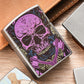 Pink Skull Pattern Titanium Alloy Lighter Creative Exquisite EDC Tool Outdoor Lighter