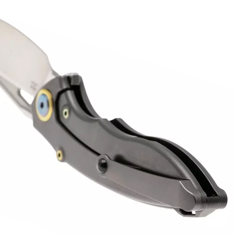 Rike Knife 1902s Small Folding Knife M390 Blade Material Red Carbon Fiber Titanium Alloy Handle
