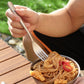 Pure Titanium Camping Fork, Spoon And Chopsticks Set Outdoor Portable Titanium Tableware