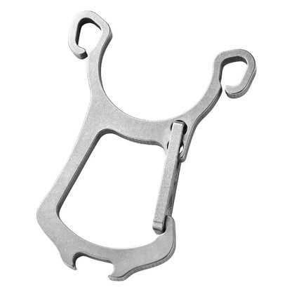 Titanium Alloy Multifunctional EDC Tool - Key Holder & Bottle Opener, Perfect For Outdoor Adventures