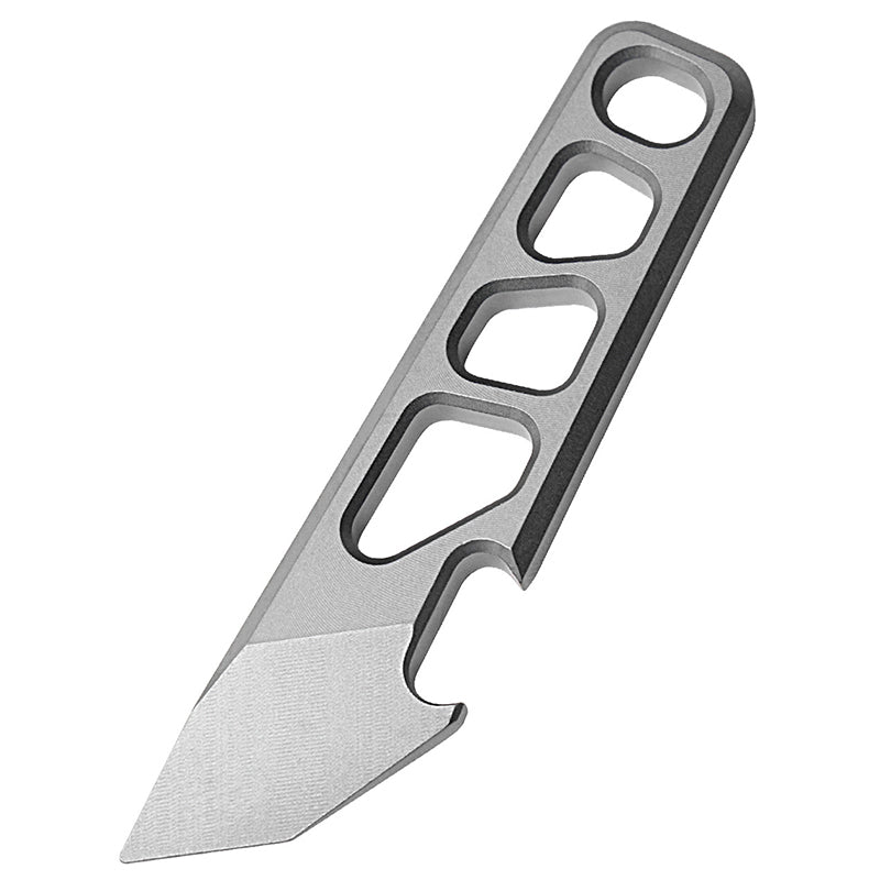 Durable Titanium Alloy Multifunctional EDC Mini Crowbar Bottle Opener Tool