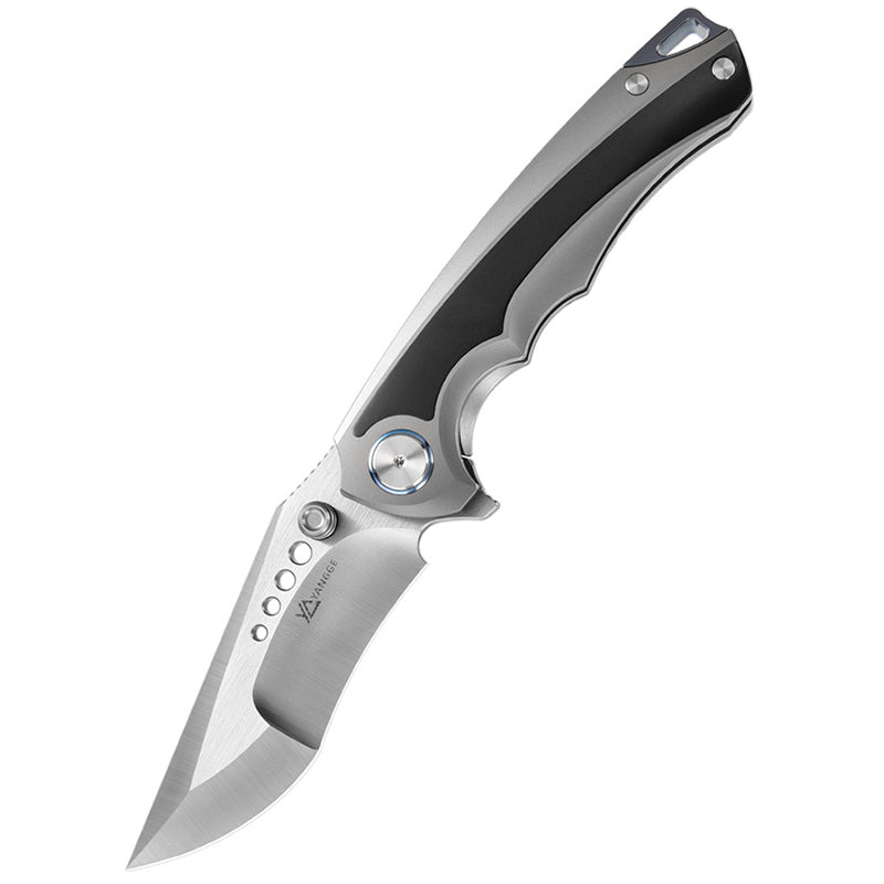 Elmax Titanium Alloy Folding Knife Zirconium Alloy Patch Outdoor Camping Portable Tool