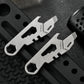 Mini Titanium Alloy Multifunctional Crowbar Wrench Bottle Opener Suitable for EDC/Outdoor