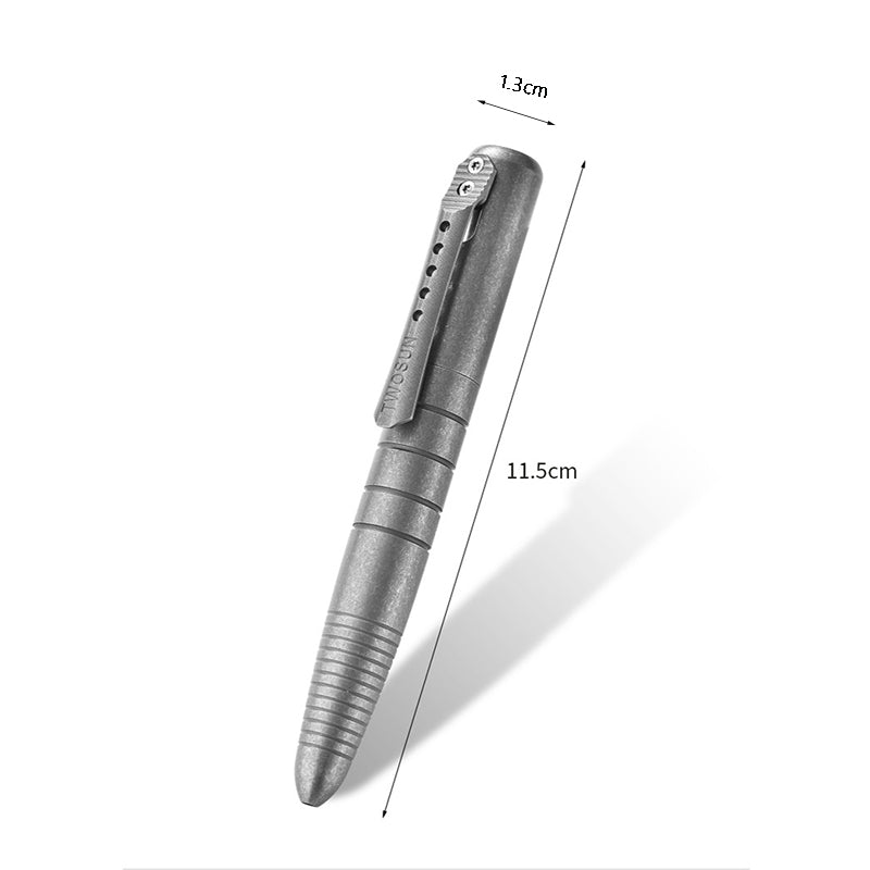 Titanium alloy tactical pen, pull bolt switch, essential for multi-function outdoor EDC