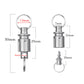 Titanium Quick Release Keychain, Retractable Key Chain Detachable Keychain Clip,360°Pull Apart Key Rings