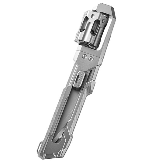 Titanium Alloy Portable EDC Utility Knife - Multifunctional Tool With Decompression Gyro & Multi-Spec Screwdriver