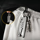 Titanium Alloy Multifunctional EDC Utility Knife – Replaceable Blade, Bottle Cap Opener & Gadget Repair Tool