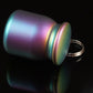 Color Titanium Alloy Waterproof Warehouse Keychain Pendant, Travel Sub-Packing Medicine Box
