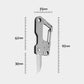 Titanium Alloy Keychain Multifunctional Tool Bottle Opener Suitable for EDC and Outdoor Use