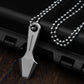 Titanium Alloy Mini Crowbar Keychain Pendant Portable EDC Tool