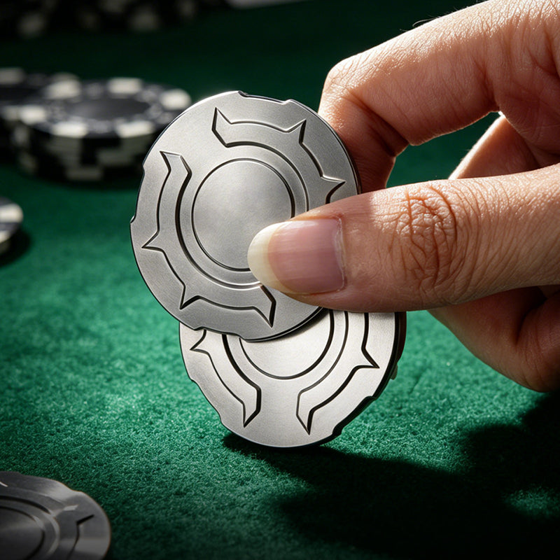 Titanium Alloy Commemorative Challenge Coin, EDC Fidget Decompression Toy For Everyday Carry