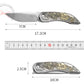 Titanium Alloy Folding Knife With Dragon Pattern - M390 Steel Blade, Portable EDC Tool Ideal For Gift, Collection & Outdoor