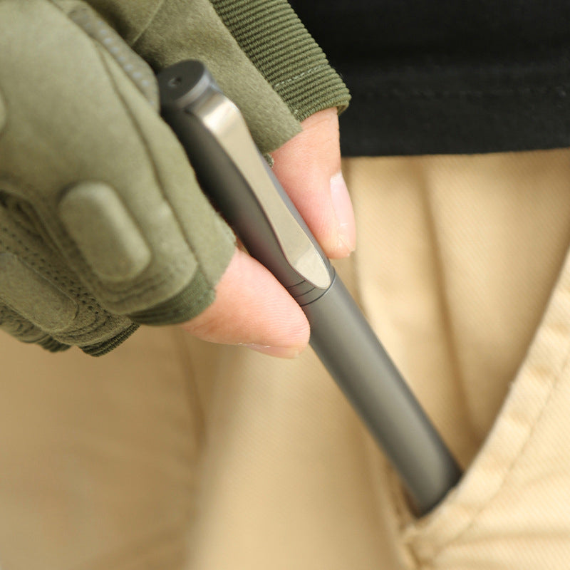 Titanium alloy multifunctional signature pen, outdoor portable pen