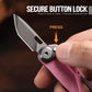 TACRAY Vinto Pink Multifunctional Folding Knife EDC Hanging Buckle With Bottle Opener For Outdoor Camping